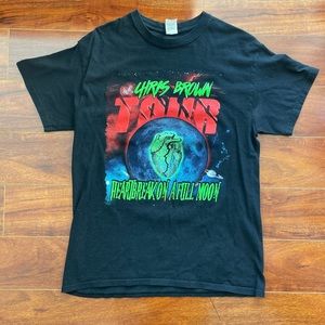 Chris Brown Heartbreak on a Full Moon Tour Tee